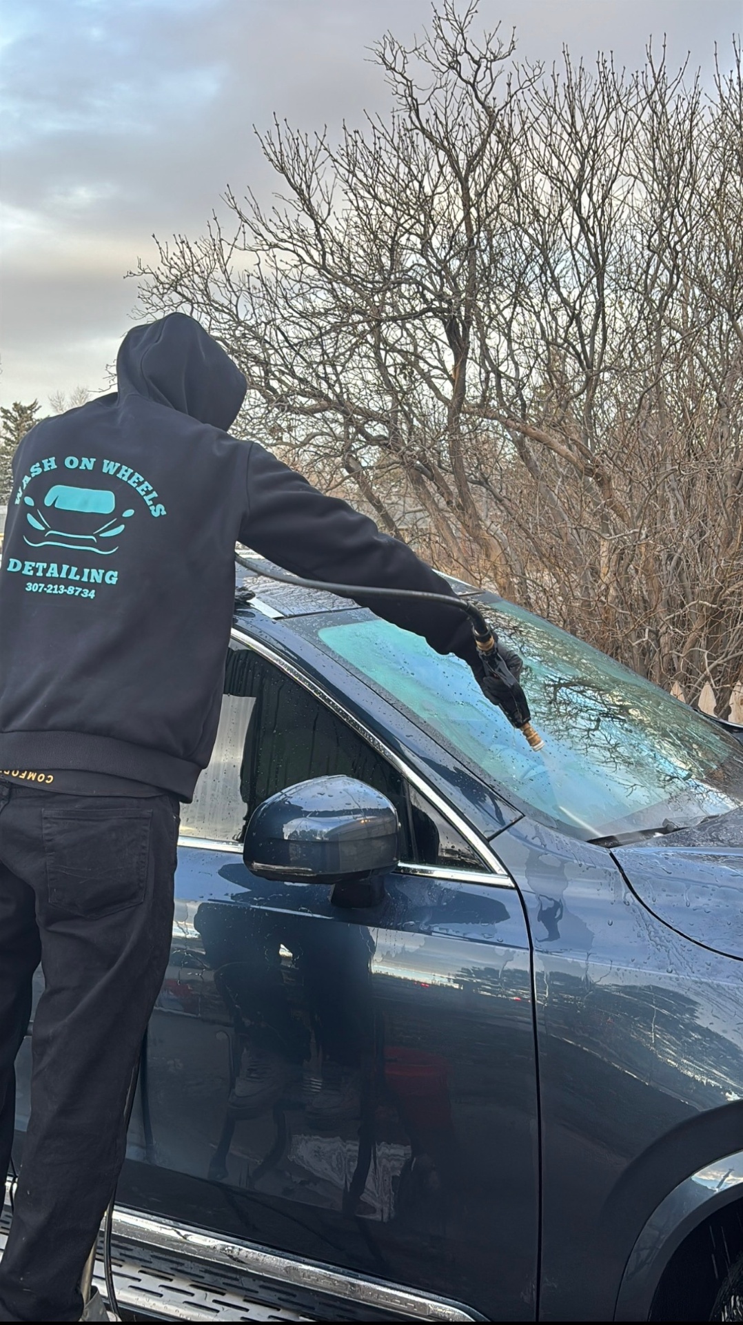 Wash on Wheels in Action